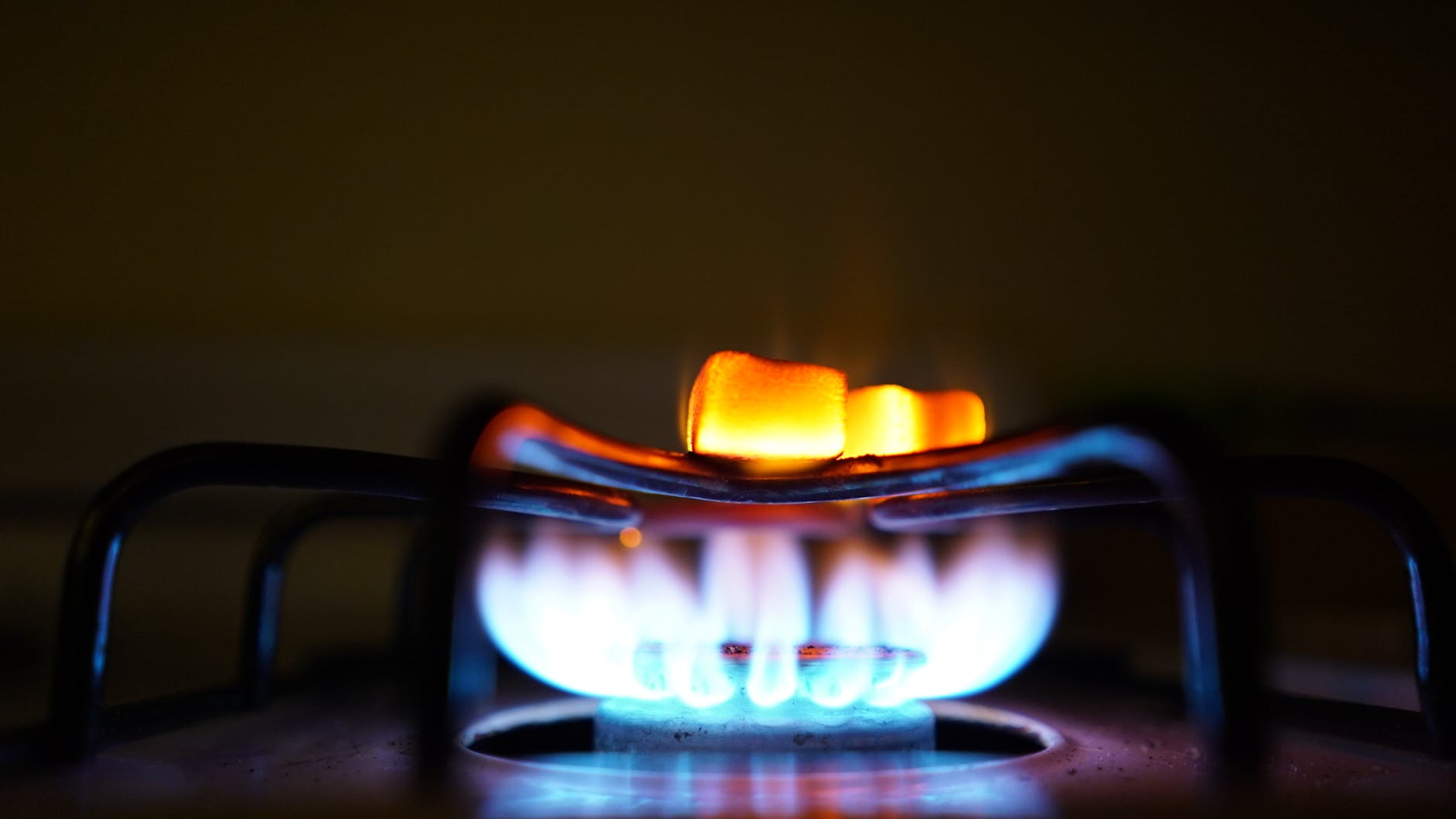 on gas burner