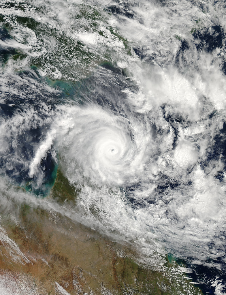 Powerful Tropical Cyclone Ita Making Landfall in Queensland, Australia